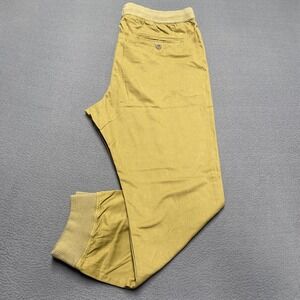 American Eagle Jogger Pants Mens 2XL Khaki Tan Elastic‎ Waist Cotton Casual XXL